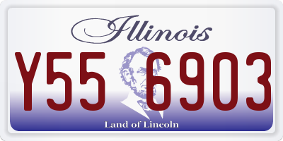 IL license plate Y556903