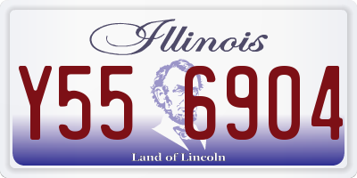 IL license plate Y556904