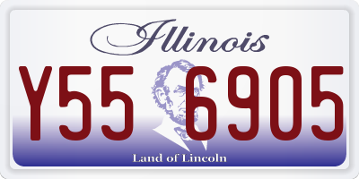 IL license plate Y556905