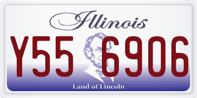 IL license plate Y556906
