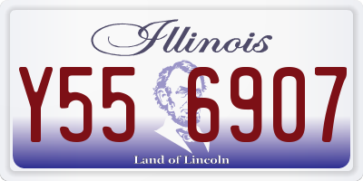 IL license plate Y556907