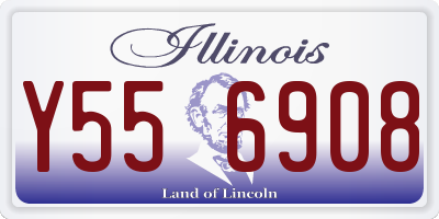 IL license plate Y556908