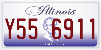 IL license plate Y556911