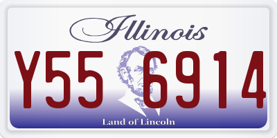 IL license plate Y556914