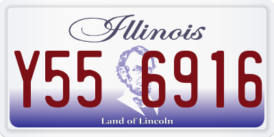 IL license plate Y556916