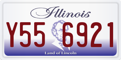 IL license plate Y556921