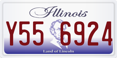 IL license plate Y556924
