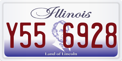 IL license plate Y556928