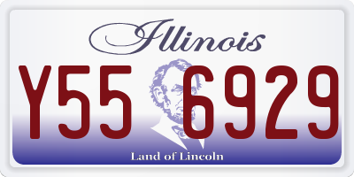 IL license plate Y556929