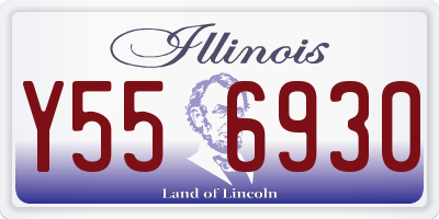 IL license plate Y556930