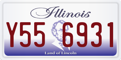 IL license plate Y556931