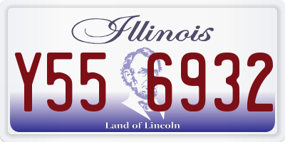 IL license plate Y556932