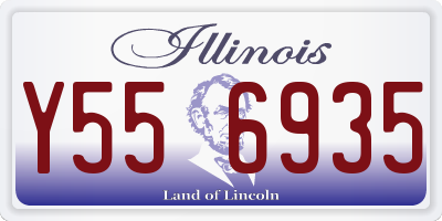 IL license plate Y556935