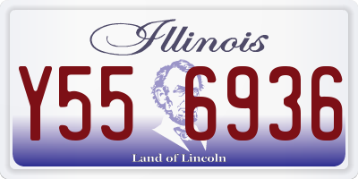 IL license plate Y556936