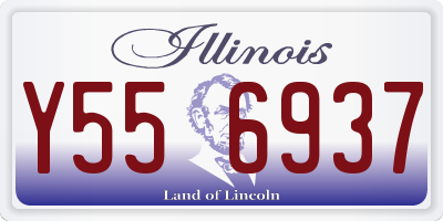 IL license plate Y556937