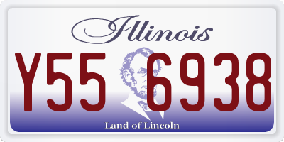 IL license plate Y556938