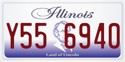 IL license plate Y556940
