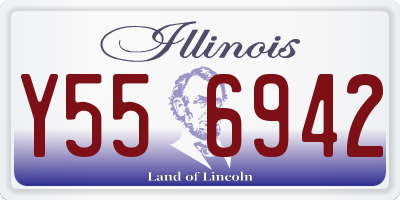 IL license plate Y556942