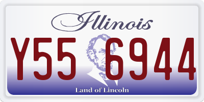 IL license plate Y556944