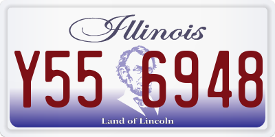 IL license plate Y556948
