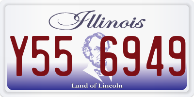 IL license plate Y556949