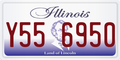 IL license plate Y556950