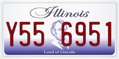 IL license plate Y556951