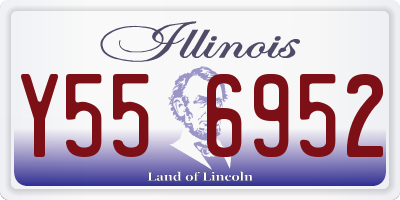 IL license plate Y556952