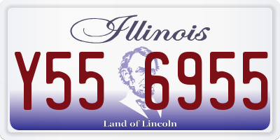 IL license plate Y556955
