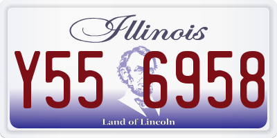 IL license plate Y556958