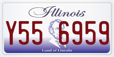 IL license plate Y556959