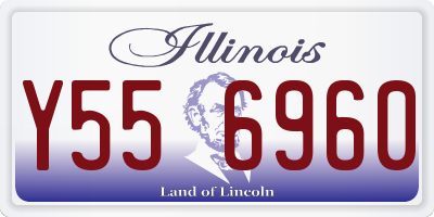 IL license plate Y556960