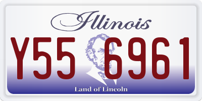 IL license plate Y556961