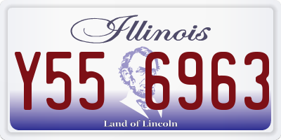 IL license plate Y556963