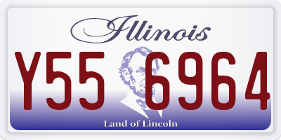 IL license plate Y556964