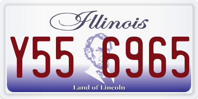 IL license plate Y556965