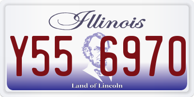 IL license plate Y556970