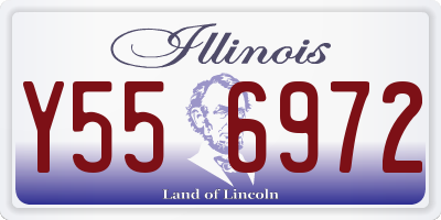 IL license plate Y556972