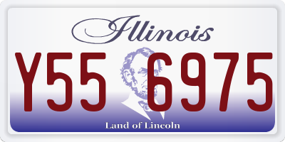IL license plate Y556975