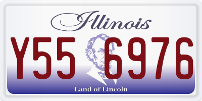 IL license plate Y556976