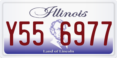 IL license plate Y556977