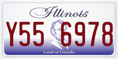 IL license plate Y556978