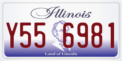 IL license plate Y556981