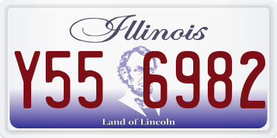 IL license plate Y556982