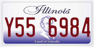 IL license plate Y556984