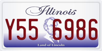 IL license plate Y556986