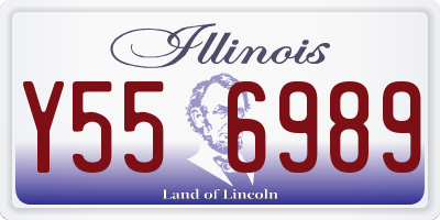 IL license plate Y556989