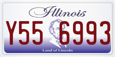 IL license plate Y556993