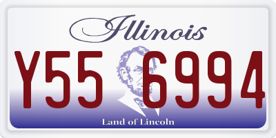 IL license plate Y556994