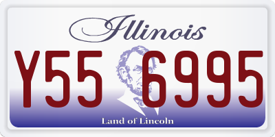 IL license plate Y556995